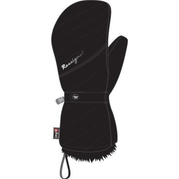 Лыжные перчатки Rossignol W ANYA IMPR M цвет черный, женские (Размер S, 15г, RLDWG03)