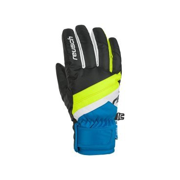 Перчатки Reusch Dario R-Tex® XT Junior , black / brilliant blue, 6,5 (17/18, 47 61 212)