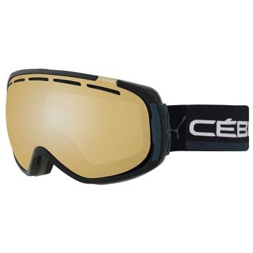 Маска горнолыжная CEBE FEEL'IN FULL BLACK & GREY VARIOCHROM PERFO 1-3, One Size (17/18, CBG127)