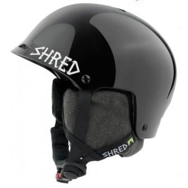 Шлем горнолыжный SHRED HALF BRAIN D-LUX BLACK OUT, черный (17/18, DHEHABG51)