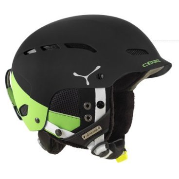 Шлем горнолыжный CEBE DUSK BLACK & GREEN BLOCK (17/18, CBH152)