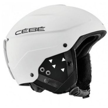 Шлем горнолыжный CEBE Element, матовый бело-черный (17/18, CBH241)