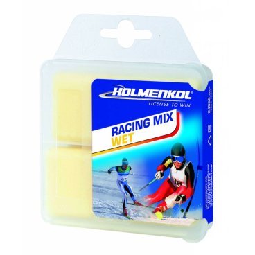 Высокофтористый парафин Holmenkol Racing Mix WET теплый 2x35g, TU (17/18, 24950)