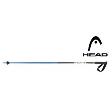 Палки горнолыжные Head  Airfoil 16 mm black neon blue (17/18, 381916)