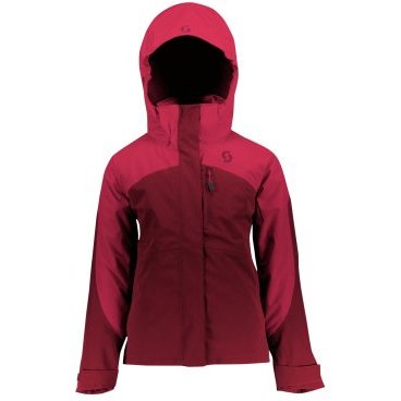 Детская куртка Scott Vertic Girl`s ruby red/mahogany red (17/18, 2618185666)