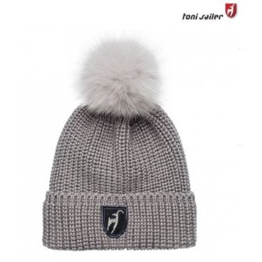 Шапка женская TONI SAILER EUGENIA FUR silver, One size (16/17, TS262516F-129)