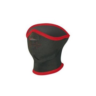 маска KOMPERDELL XA 10 FLEECE (M, black/red 104525)