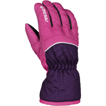 перчатки детские REUSCH ARON Junior hot pink/purple pennant (6,5 4161134)