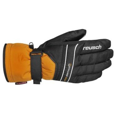 перчатки мужские REUSCH Powderstar R TEXRXT or pop /black (9 4201217)