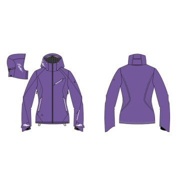 куртка горнолыжная женская CORTINA D Ampezzo (фиолетовый , 36 040-0022)