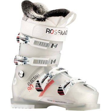 ботинки горнолыжные женские ROSSIGNOL ELECTRA SENSOR3 90 PURE TRANSPARENT (2014 г /22 5)