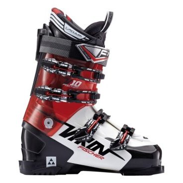 Ботинки горнолыжные FISCHER Viron 10 Vacuum CF черн /бел / кр пр 2014 г 26 5 (2014 г 26 5)