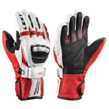 перчатки детские Leki WC Junior Pro White/Red/Black 2014г (14г, 6.0 63 380 141)