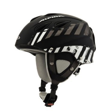 Шлем горнолыжный ALPINA GRAP (14 г , 54-57, BLACK-GREY MAT A9036)