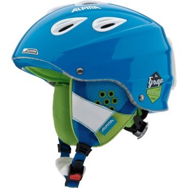 Шлем горнолыжный ALPINA GRAP blue matt (15г, размер 54-57, A9036.81)