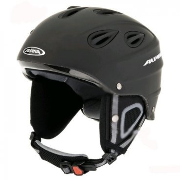 Шлем горнолыжный ALPINA GRAP black matt (15г, размер 57-61, A9036.33)