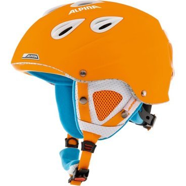 Шлем горнолыжный ALPINA GRAP orange matt (15г, размер 57-61, A9036.41)