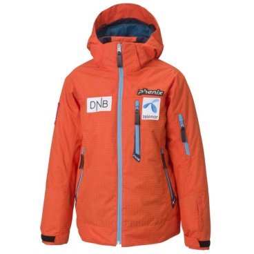 куртка горнолыжная детская PHENIX NORWAY TEAM JR JACKET (10, красный, 12 г ES1G20T70)