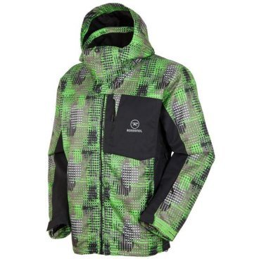 Горнолыжная куртка ROSSIGNOL ALIAS PR JKT, цвет GRID ACID GREEN (размер S, 15г, RLDMJ19)