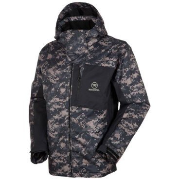 Горнолыжная куртка ROSSIGNOL ALIAS PR JKT, цвет CAMO PIX BLACK (размер M, 15г, RLDMJ19)