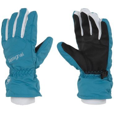 Лыжные перчатки Rossignol JR JIVE G цвет CYAN детские (Размер 12, 15г, RLDYG12)