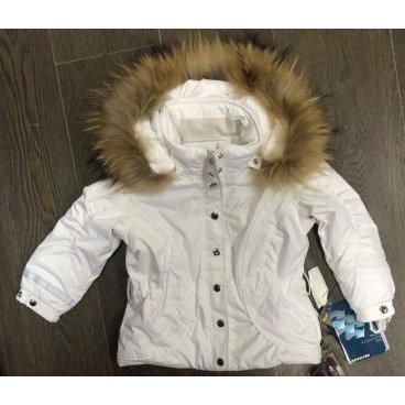 Куртка детская POIVRE BLANC SALBI-BBGL/B с нат.мехом (14 г, р-р 2 года, цв.SYBN SHINY BLANC 225 914)