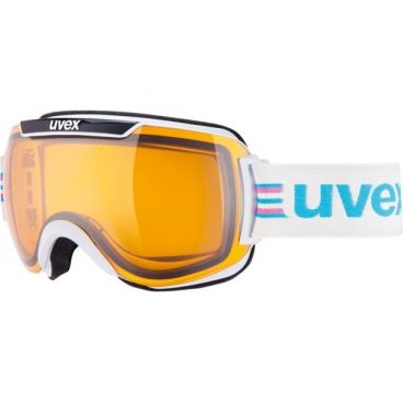 Очки горнолыжные UVEX downhill 2000 S race Adult ski mask white black (17г., р.UNI, 0439-1229)