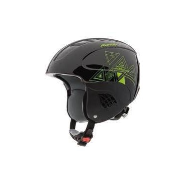 Шлем горнолыжный ALPINA CARAT black-green (16/17г., А9035)