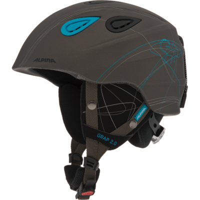 Шлем горнолыжный ALPINA GRAP 2.0 grey matt (16/17г., А9085)