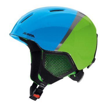 Шлем горнолыжный ALPINA CARAT LX, green-blue-grey (17/18, A9081)