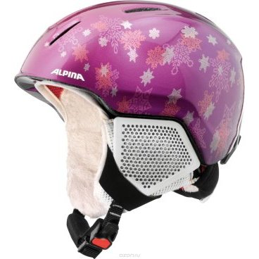 Шлем горнолыжный ALPINA CARAT LX, purple-star (17/18, A9081)