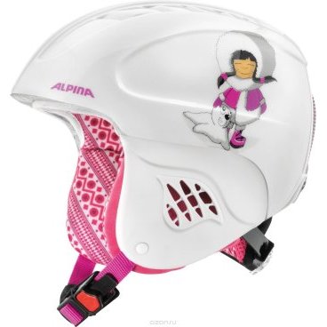 Шлем горнолыжный ALPINA CARAT, eskimo-girl (17/18, A9035)