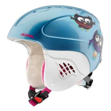 Шлем горнолыжный ALPINA CARAT, happy-owles (17/18, A9035)