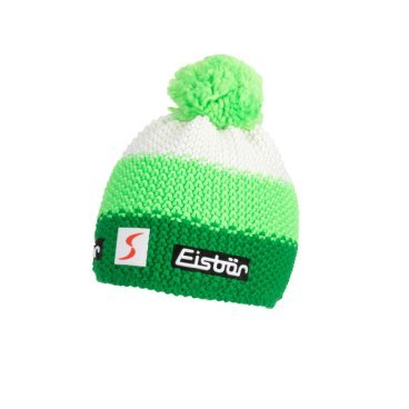 Шапка Eisbear Star Neon Pompon MÜ SP electric/lightgreen/white,  (17/18, 403336-963)