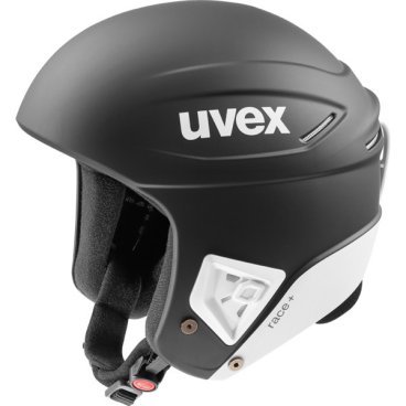 Шлем горнолыжный UVEX race Adult helmet black/white (17/18, 6172 black/white)