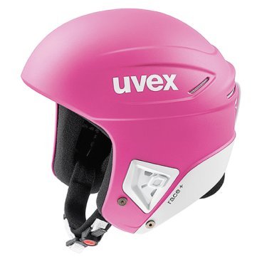 Шлем горнолыжный UVEX race Adult helmet pink-white (17/18, 6172 pink-white)