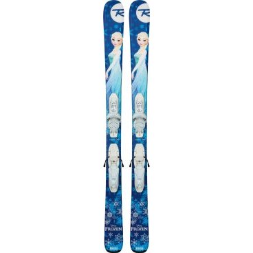 Горные лыжи с креплениями ROSSIGNOL FROZEN + KID-X 4 B76 WHITE/SILVER,  (17/18, RRG06JC+FCFK006)