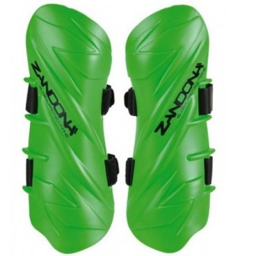 Защита голени ZANDONA Shinguard slalom fluo, зеленый (17/18, 3230/FL)