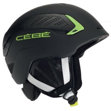 Шлем горнолыжный CEBE TRILOGY, черно-зеленый (17/18, CBH74)