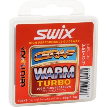 Прессовка Swix Warm Turbo +15C / -2C 20 гр (16/17, FC8XS)