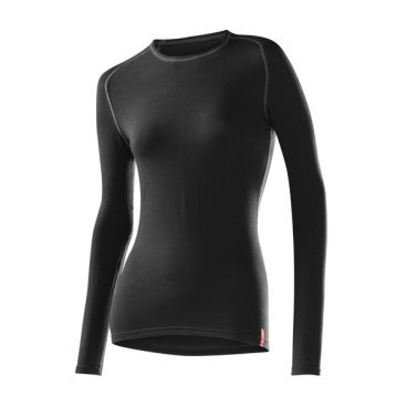 Женская футболка Loffler Warm, черный (14/15, L10745-990)