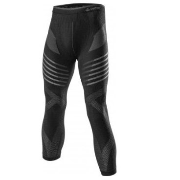 Мужские брюки Loffler 3/4 Seamless, черно-красный (14/15, L14994-990)