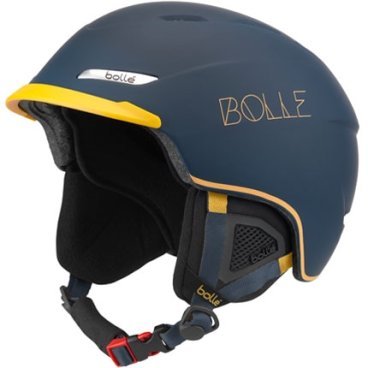 Шлем горнолыжный Bolle BEAT Soft Navy & Mustard (18/19, 31438)