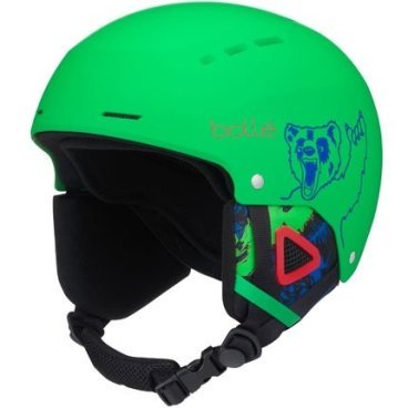 Шлем горнолыжный Bolle QUIZ MATTE GREEN BEAR (18/19, 31735)