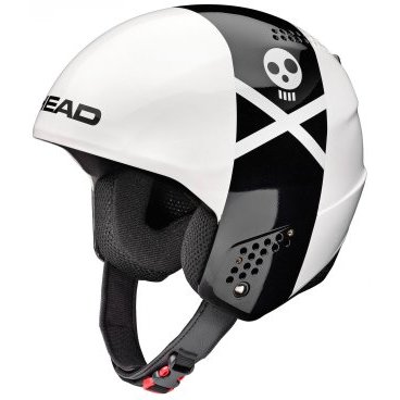 Шлем горнолыжный HEAD STIVOT REBELS, бело-черный (18/19, 320227)